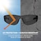 Ergodyne SAGA, Safety Glasses, Anti-Fog, Smoke Lens, Matte Black Frame, Frameless SAGA-AF - alternate 7
